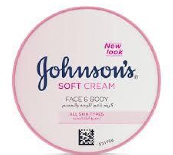 JOHNSON’S SOFT CREAM FACE & BODY 200GM
