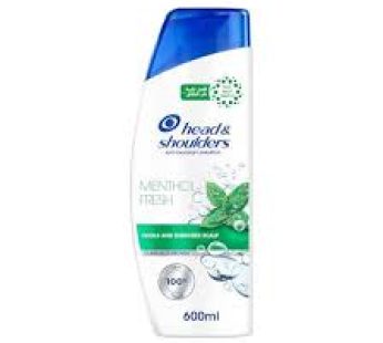 HEAD & SHOULDER ANTI-DANDRUFF SHAMPOO MANTHOL FRESH 600ML