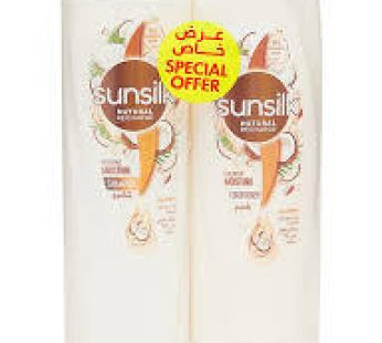 SUNSILK COCONUT MOISTURE SHAMPOO+CONDITIONER