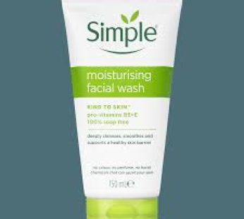 SIMPLE MOISTURISING FACIAL WASH 150ML
